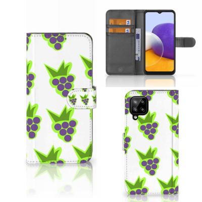 Samsung Galaxy A22 4G | M22 | Book Cover | Druiven