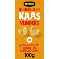 Jumbo Roomboter Kaasvlinders 100 g - thumbnail
