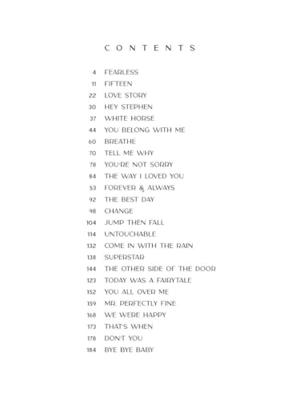 Hal Leonard Taylor Swift Fearless (Taylor&apos;s Version) voor piano, zang en gitaar