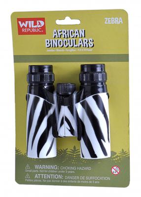 Speelgoed verrekijker voor kinderen zebraprint - Buitenspeelgoed kinderen - Safari/verkenner/explorer thema speelgoed