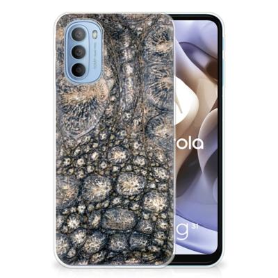 Motorola Moto G31 | G41 | TPU Hoesje | Krokodillenprint