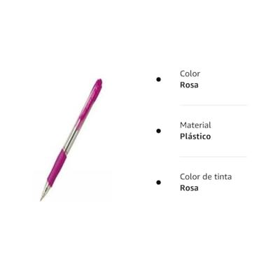Pen Pilot Supergrip Roze 0,4 mm (12 Stuks)
