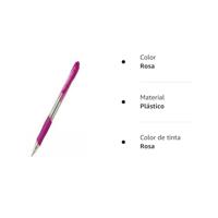 Pen Pilot Supergrip Roze 0,4 mm (12 Stuks) - thumbnail