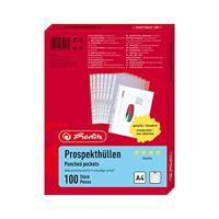 Herlitz Showtassen 10840320 DIN A4 PP Transparant 10840320 100 stuk(s) - thumbnail