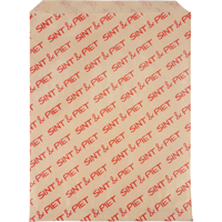 Zak | Fourniturenzak | Papier | 22x29cm | Sint & Piet | bruin/rood | 1000 stuks - thumbnail
