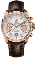 Horlogeband Tag Heuer CAV514B / BC0849 / BC0870 / FC8171 Krokodillenleer Bruin 22mm - thumbnail