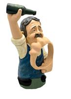 Karaf Vin Bouquet Roestvrij staal - thumbnail