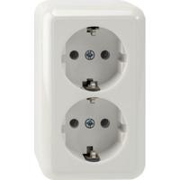 ELSO AP-stekkerdoos 395404 2-voudig 16A CONTURA zuiver wit Meerdere kleuren 1 stuk(s) - thumbnail