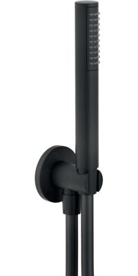 Beaux Mans Badset m/slang aansl.knie+opsteek mat zwart