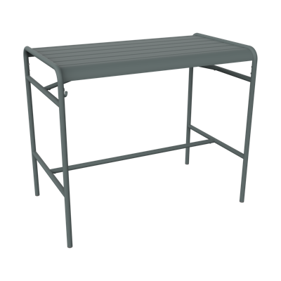 Fermob Luxembourg tuintafel hoog 126x73 cm Storm Grey