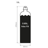 OXFORD brandstoffles gasoline bottle black 1l logo - thumbnail
