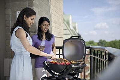 Weber Q 1400 Dark Grey met stand