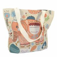 Katoenen Schoudertas Olifant - thumbnail