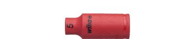 Wiha 246224 Dopsleutelinzet geïsoleerd 1/4" buitenzeskant 5.0 mm x 42 mm - 43089