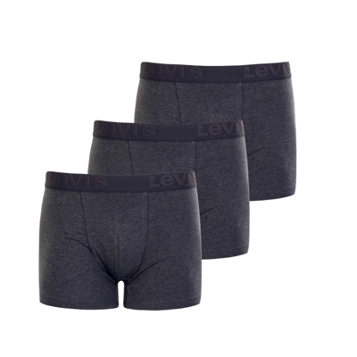 Levi's Boxershorts Premium Brief Heren Grey Melange 3-Pack-XXL