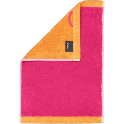 Cawö Cawo Lifestyle Splash Doubleface 7071 Gastendoekje 30x50 pink/mandarine