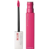 Maybelline SuperStay Matte Ink 30 Romantic - langhoudende lipstick met een trendy ultra matte finish die tot 16 uur blijft zitten - roze liquid lipstick - 5 ml - thumbnail