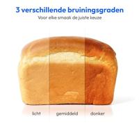 Broodmachine - MEDION - 50076798 - 950 W - 19 programma's - Hublot - Wit - thumbnail