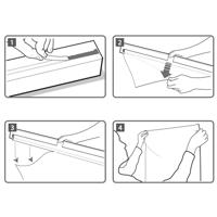 Nobo Instant Whiteboard droog uitwisbare vellen, wit 600x800, 25 vel per rol - thumbnail