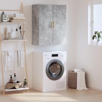 Wandkast 69,5x34x90 cm betongrijs - thumbnail