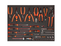 Bahco Foaminlay Fit&Go 3/3 met doppen en toebehoren 1/4" | tangen en schroevendraaiers - 40-delig - FF1A136 - thumbnail
