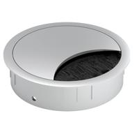 BACHMANN LOOP ROUND kabeldoorvoer, grijs - thumbnail