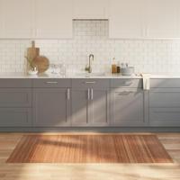 Vloerkleed rechthoekig 100x200 cm bamboe naturel - thumbnail