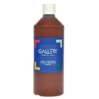 Gallery plakkaatverf, flacon van 500 ml, donkerbruin - thumbnail