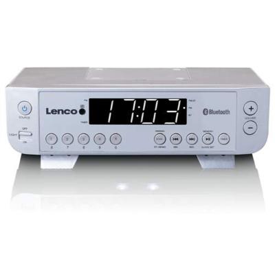 Lenco KCR-100 Keukenradio VHF (FM) Bluetooth Wit Lenco KCR-100 Keukenradio VHF (FM) Bluetooth Wit