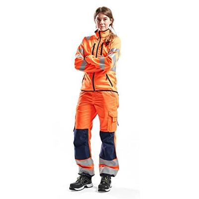 Blåkläder Dames werkbroek High-Vis zonder spijkerzakken 71551811 | High-Vis Oranje/Marineblauw | Maat 46 - 7330509502396