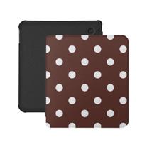 Lunso Kobo Libra Colour hoesje (7 inch) - Vegan Saffiano Leren Sleep Cover - Vintage Dots - thumbnail