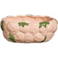 Schaal Aardbei - roze - 7,5x19,2x13,8 cm - thumbnail