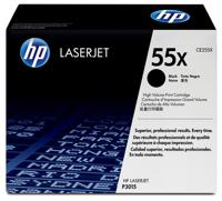 HP toner 55X, 12 500 pagina&apos;s, OEM CE255X, zwart - thumbnail