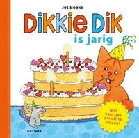 Boek Dikkie Dik Is Jarig + Licht - thumbnail
