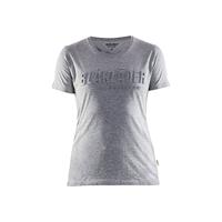 Blåkläder Dames T-Shirt 3D 34311043 | Grijs Mêlee | Maat M - 7330509770931 - thumbnail