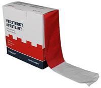 AFZETBAND ROOD/WIT 80MMX500M - thumbnail
