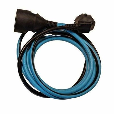 Verlengsnoer - Zwart/Blauw - 10m