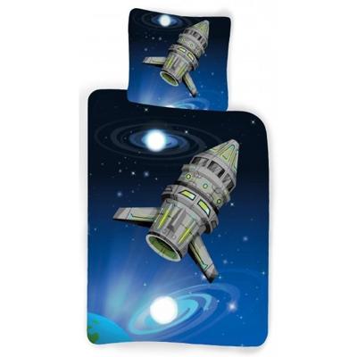 Sweet Home dekbedovertrek Space Shutle 100 x 135 cm - Katoen Sweet Home dekbedovertrek Space Shutle 100 x 135 cm - Katoen