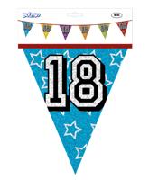 Holografische vlaggenlijn &apos;18&apos; (8 m) - thumbnail