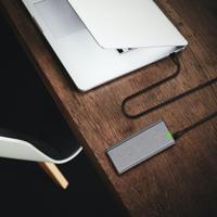 AISENS - A107-0701 - USB 3.2 Gen2X2 kabel 20 Gbps 8K @30Hz 5A 100W E-marker, type USB-C/M-USB-C/M, zwart, 0,6 m - thumbnail
