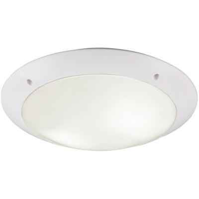 LED Plafondlamp Badkamer - Waterdicht IP54 - E27 - 2-lichts - Mat Wit