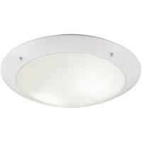 LED Plafondlamp Badkamer - Waterdicht IP54 - E27 - 2-lichts - Mat Wit - thumbnail