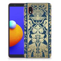 Samsung Galaxy A01 Core | TPU Case | Beige Flowers - thumbnail