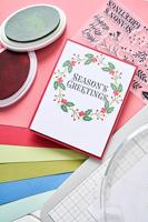 Sizzix • clear stamp set happy holly days 29pcs - thumbnail