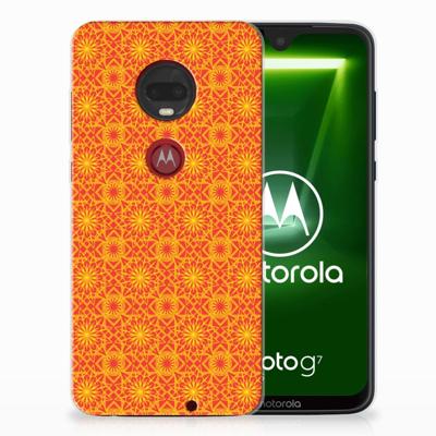 Motorola Moto G7 | G7 Plus TPU bumper Batik Oranje