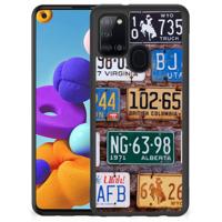 Samsung Galaxy A21s Grip Case Kentekenplaten - thumbnail