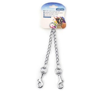 Nobleza Hondenriem splitter - Ketting - Maat S - Lengte 2x17,5 cm