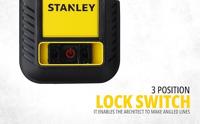 Stanley lasers Cubix Cross Line Red Beam Laser - STHT77498-1 - STHT77498-1 - thumbnail