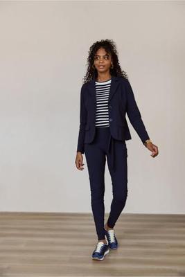 Bright bonded blazer - dark blue - 94811