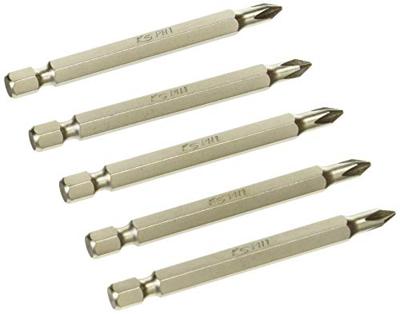 KS Tools 911.7730 9117730 Kruis-bit PH 1 Vernikkeld E 6.3 5 stuk(s)